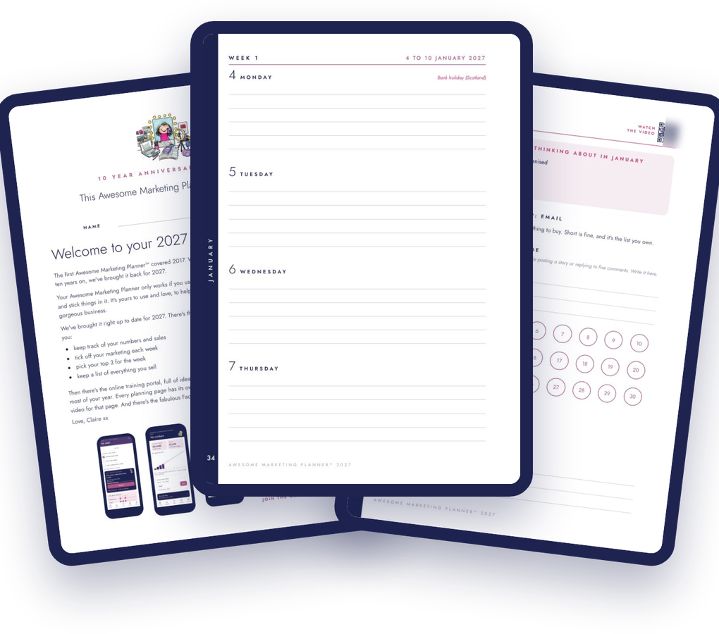 Awesome Marketing Planner™ Digital System 2027