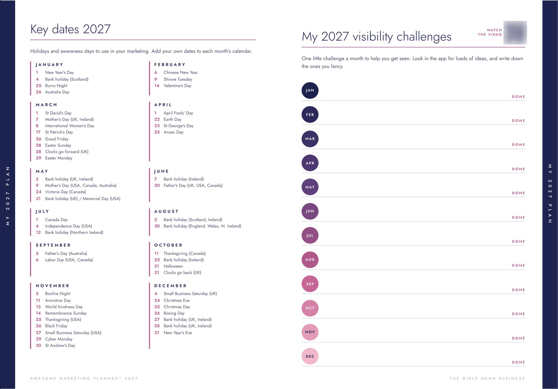 Key dates 2027 and My 2027 visibility challenges